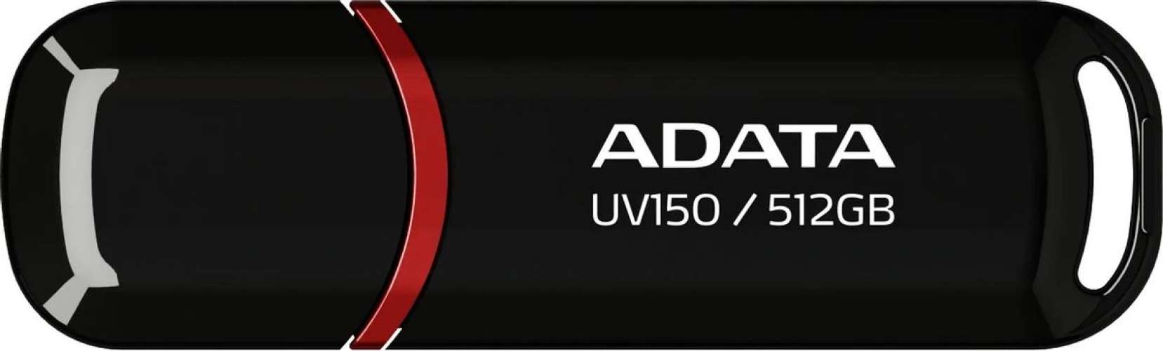 Флешка USB A-Data AUV150 512ГБ, USB3.0, черный [auv150-512g-rbk]